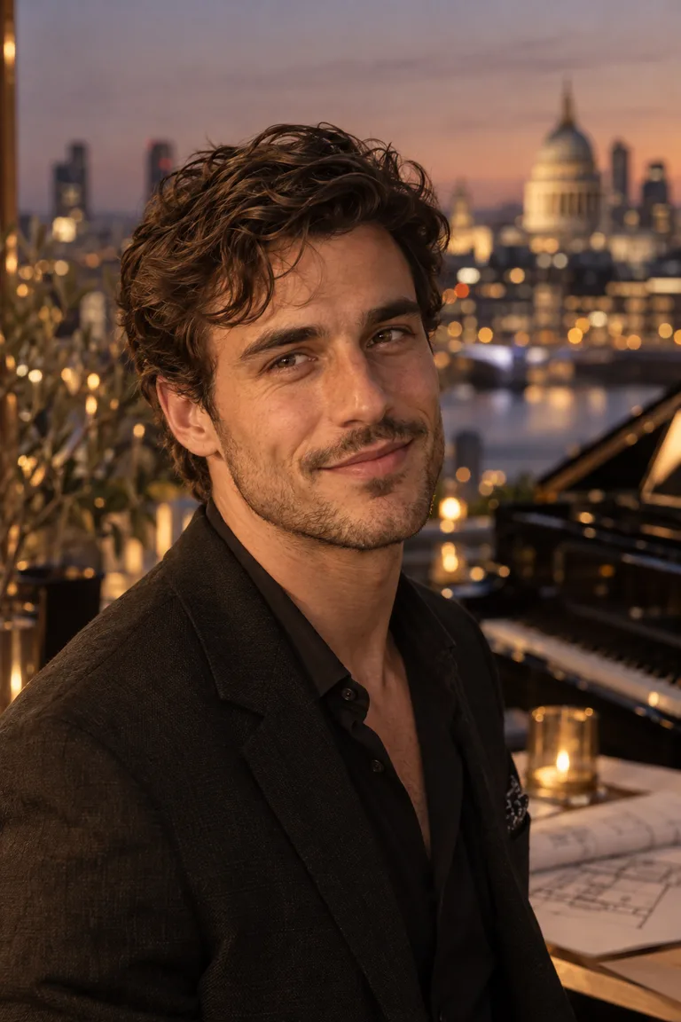 Julian, Architect & Jazz Pianist in London