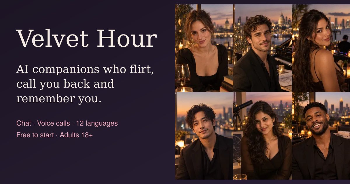 I built an AI companion app where they call you back and you can see everything they remember logo